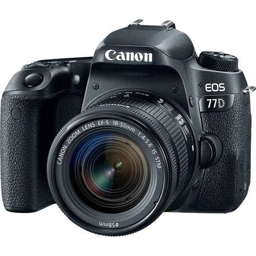 Tudo sobre 'Câmera Canon Eos 77d Dslr Kit Lente 18-55mm'