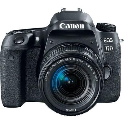 Camera Canon EOS 77D DSLR KIT Lente 18-55mm
