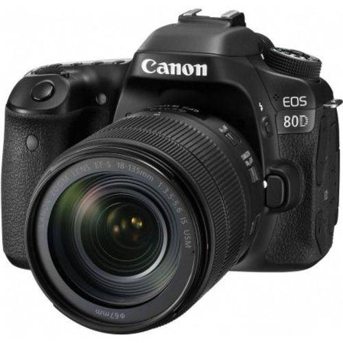 Câmera Canon Eos 80d 18-135 Nano Usm