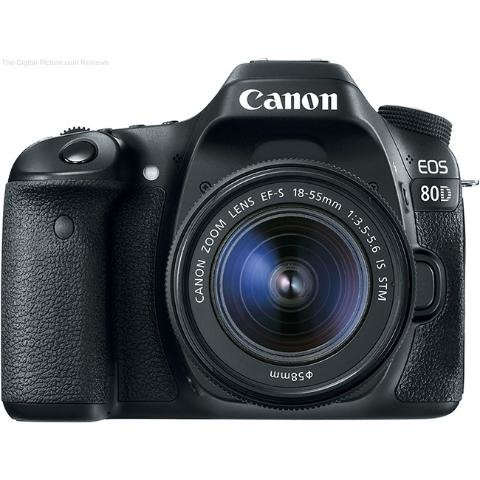 Câmera Canon Eos 80D 18-55Mm Is Stm