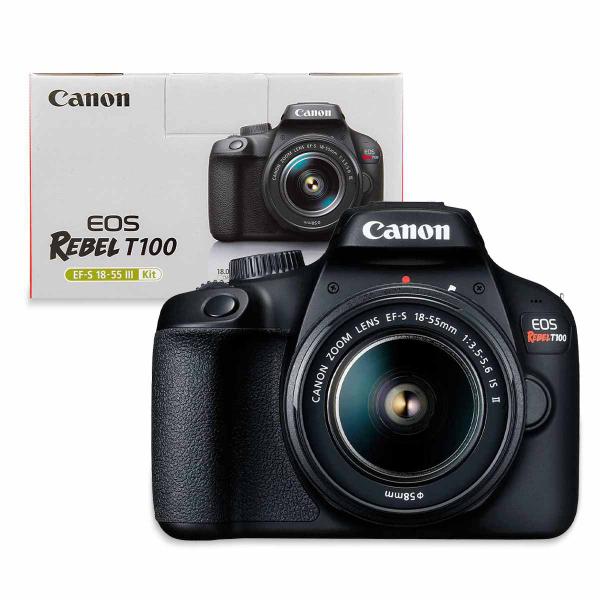 Câmera Canon EOS Rebel T100 com Lente 18-55mm