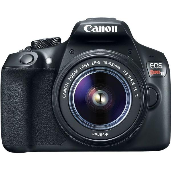 Câmera Canon Eos Rebel T6 com Lente 18-55mm F/3.5-5.6 Is Ii