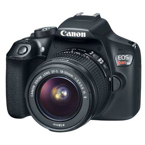 Câmera Canon Eos Rebel T6 Kit 18-55mm Is