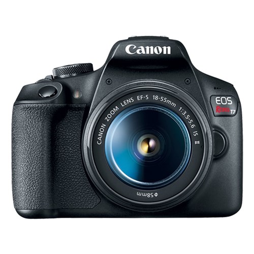 Câmera Canon Eos Rebel T7 com Lente 18-55Mm Is Ii
