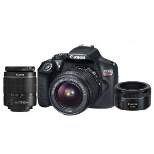 Tudo sobre 'Câmera Canon EOS T6 Kit com Lente 18-55mm + Lente 50mm F/1.8 STM'