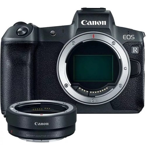 Câmera Canon Mirrorless Eos R (Corpo) + Adaptador Ef-Eos R