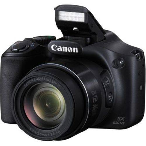 Câmera Canon PowerShot SX530 Hs com 16MP e Zoom Óptico 50x