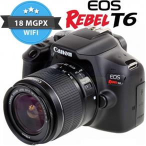 Câmera Canon T6 Kit 18-55mm