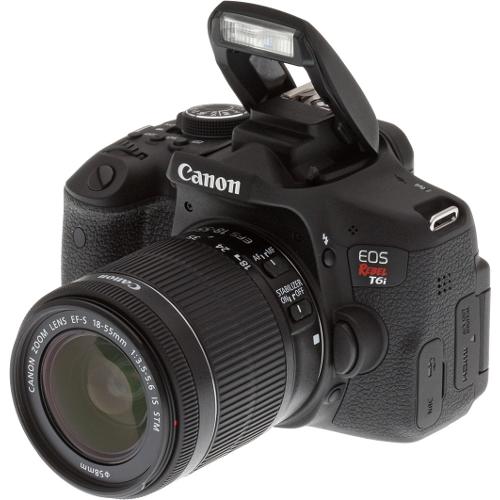 Camera Canon T6i com Duas Lente 18-55mm+55-250mm Premium + Sd 16 Gb e Bolsa