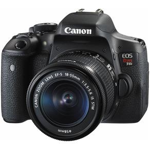 Câmera Canon T6I com Lente Ef-S 18-55Mm F/3.5-5.6 Is Stm