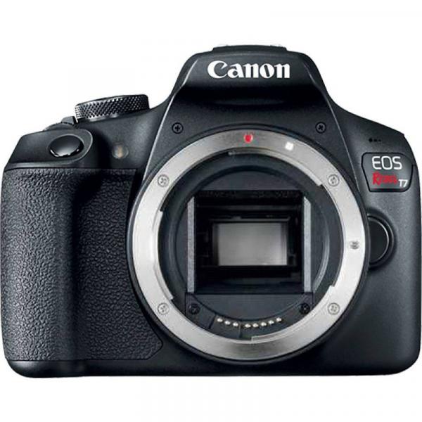 Câmera Canon T7 com 24mp, Full Hd, Wifi - Corpo