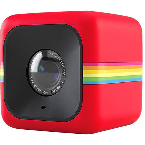 Tudo sobre 'Câmera de Ação Polaroid Cube 6 MP FullHD Resistente à Água Vermelha'