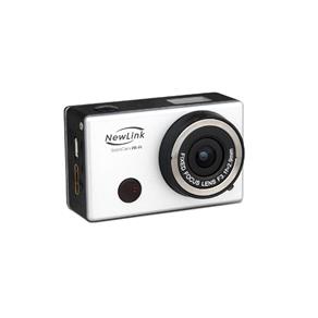 Câmera de Ação SPORT CAM Newlink WI-FI FS101 Prata 8MP Conexão Micro USB e Mini HDMI e Grava Vídeo FULL HD