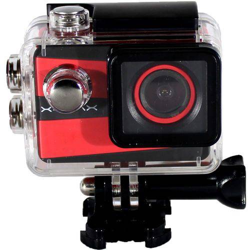 Câmera de Ação Xtrax Smart 4K Vermelha / Preta