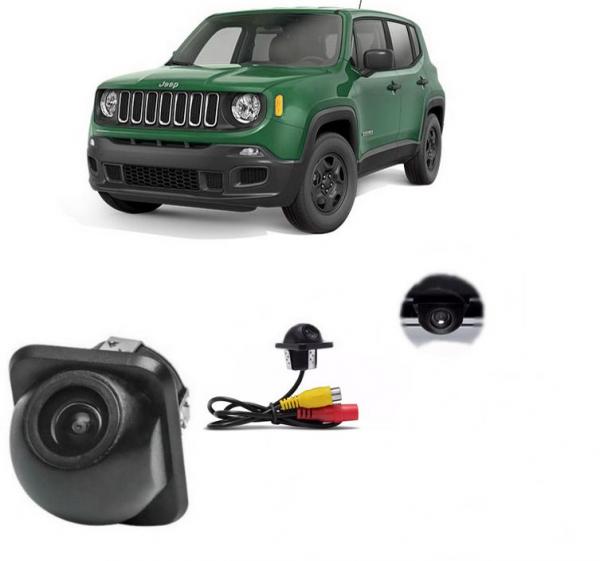Camera de Ré Tartaruga Colorida Visão Noturna Jeep Renegade - Tiger Auto