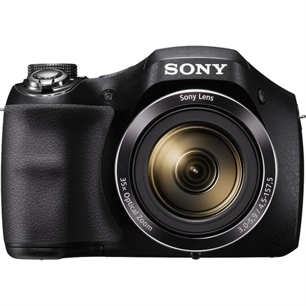 Camera Digital 20.1Mp Preta Dsc-H300 Sony