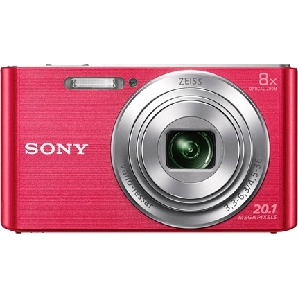 Câmera Digital 20.1Mp Rosa Dsc-W830p Sony