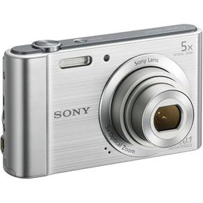 Câmera Digital 20.1MP Sony DSC-W800S Vídeos em HD, Zoom Óptico de 5X, LCD de 2,7"