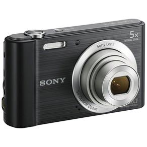 Câmera Digital 20.1MP Sony DSC-W800S Vídeos em HD, Zoom Óptico de 5X, LCD de 2,7"