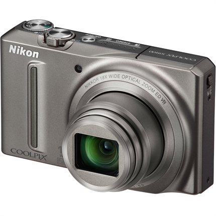 Câmera Digital 12.1Mp Coolpix Prata S9100 Nikon