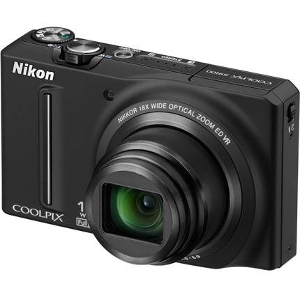 Câmera Digital 12.1Mp Coolpix Preta S9100 Nikon