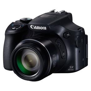 Câmera Digital 16.1 MP, LCD 3.0´´, Zoom Óptico 65x, Vídeo Full HD SX60HS CANON