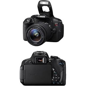 Câmera Digital Canon DSLR EOS Rebel T5i 18MP Lente EF-S 18-55