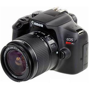 Câmera Digital Canon EOS Rebel T6 Kit Premium - Tela LCD 3", 18MP, Filma em Full HD, Wi-Fi e NFC Integrados, Lentes EF-S 18-55mm e EF-S 55-250mm