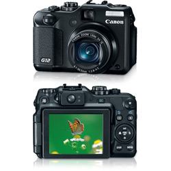 Câmera Digital Canon PowerShot G12 10 MP C/ 5x Zoom Óptico Preta