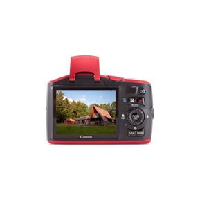 Câmera Digital Canon PowerShot SX150 Vermelha 14.1 MP 12x Zoom Óptico LCD 3.0" Filma em HD