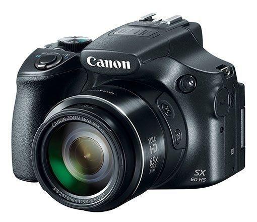 Câmera Digital Canon Powershot SX60 HS Wi-Fi 16.1MP Zoom Óptico 65X Vídeo Full HD