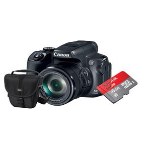 Camera Digital Canon PowerShot SX70 HS + SD 16 Gb e Bolsa