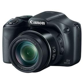 Câmera Digital Canon SX520HS 16MP, Óptico de 42X e Filma em Full HD - Acompanha Cartão de Memória