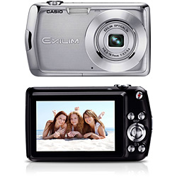 Câmera Digital Casio Exilim EX-Z2 12.1MP C/ 3x Zoom Óptico Prata