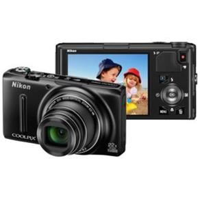 Camera Digital Coolpix S9500 Preta 7911 -Nikon