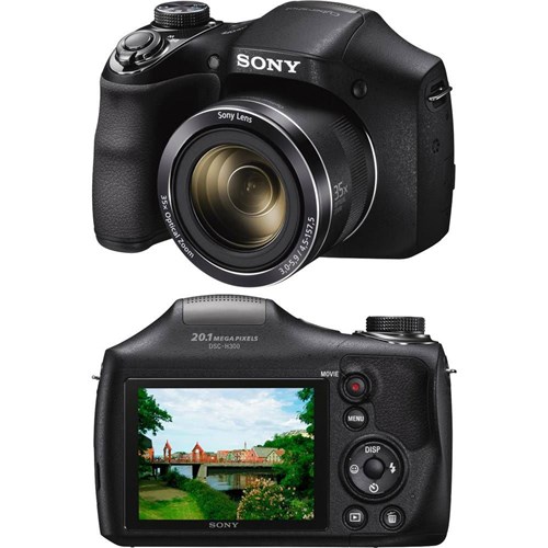 Câmera Digital DSC-H300 20.1MP Zoom Óptico 35x Filma Hd Foto Panorâmica Sony