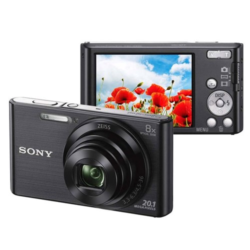 Câmera Digital DSC-W830 20.1mp Preta Sony