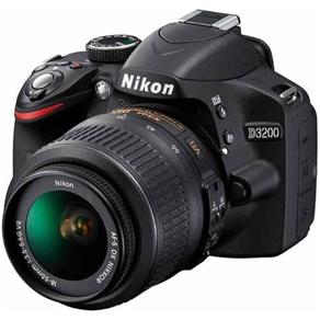 Camera Digital DSLR Nikon D3200 24MP Lente 18-55mm