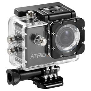 Câmera Digital e Filmadora Atrio Fullsport Cam DC183 Preta com 12MP, Wi-Fi, com Lente Angular 170º e Vídeo Full HD