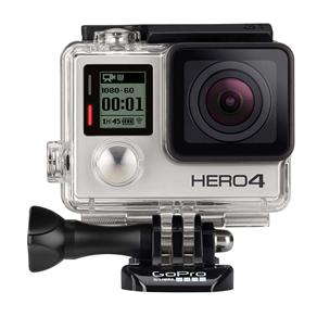 Câmera Digital e Filmadora GoPro Hero4 Silver Edition Adventure CHDHY-401-BR Cinza 12MP, LCD Integrado, Wi-Fi, Bluetooth e Vídeo 4K