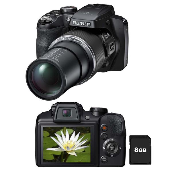 Camera Digital Fujifilm Finepix S8200 Preta