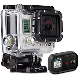 Tudo sobre 'Câmera Digital Full HD GoPro Hero3 Black Edition Adventure 12MP'