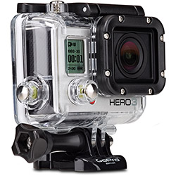 Tudo sobre 'Câmera Digital Full HD GoPro Hero3 White Edition 5MP'