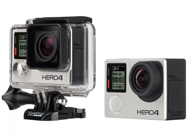 Câmera Digital GoPro Hero 4 Silver 12MP Aquática - Visor 1,5” Touch Wi-Fi Bluetooth