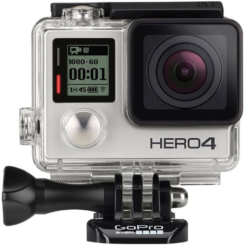 Câmera Digital Gopro Hero 4 Silver Adventure 12mp com Wifi Bluetooth e Gravação 4k