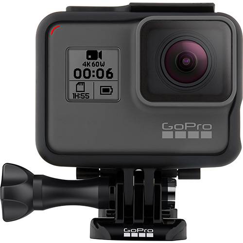 Tudo sobre 'Câmera Digital Gopro Hero 6 à Prova D'água 12MP com Wi-Fi e Gravação 4K - Preto'