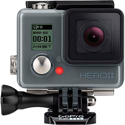 Câmera Digital GoPro Hero Plus 8.1MP com WiFi Bluetooth e Gravação Full HD Preta