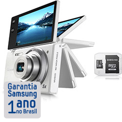 Tudo sobre 'Câmera Digital Samsung MV800 16.1MP C/ 5x de Zoom Óptico Cartão 4GB Branca'
