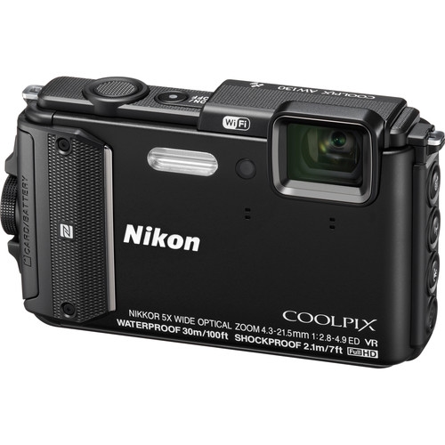 Câmera Digital Nikon COOLPIX AW130 Preto