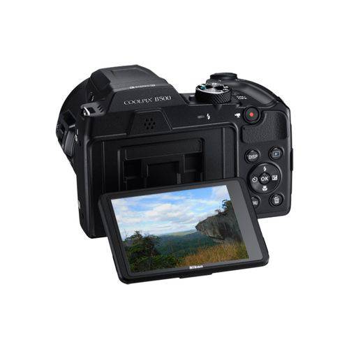 Câmera Digital Nikon Coolpix B500 - 16MP - Zoom 40X - Preto